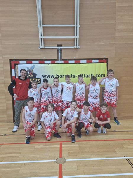 Ekipa U12 KK Jesenice na turnirju v Beljaku